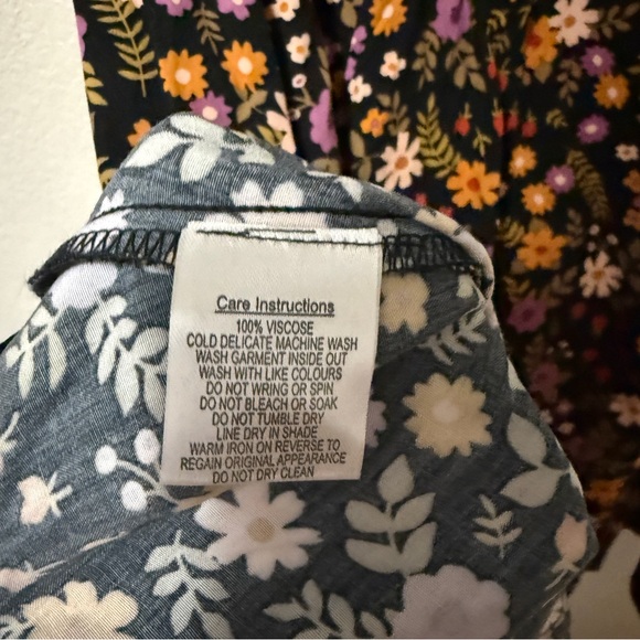 ModCloth x Princess Highway‎ Floral Black Dress Sz 10 - Picture 9 of 9